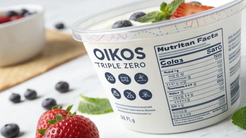 oikos triple zero nutrition label